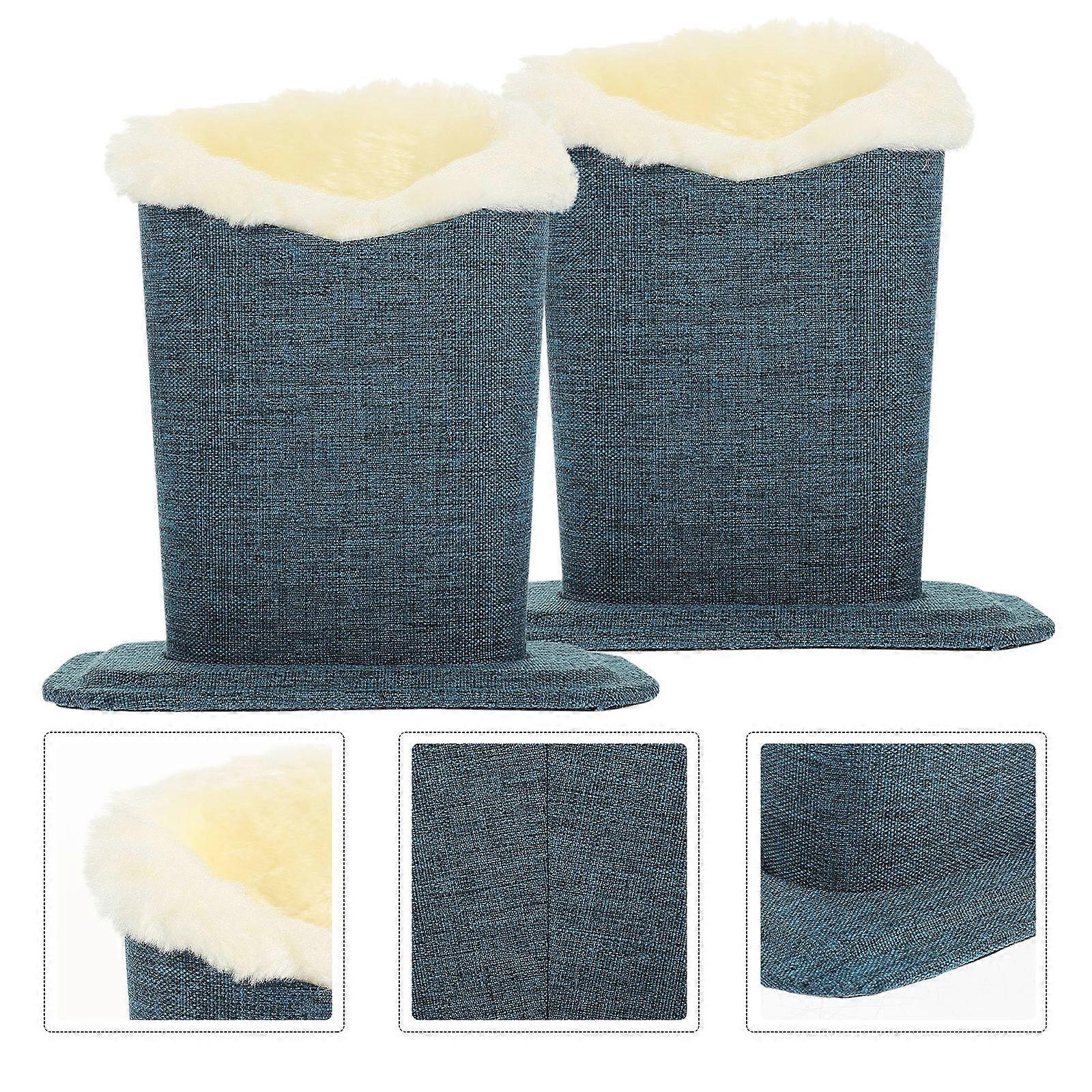 2pcs Plush Lining Glasses Holder Simple Style Glasses Stand Eyeglasses Display Stand