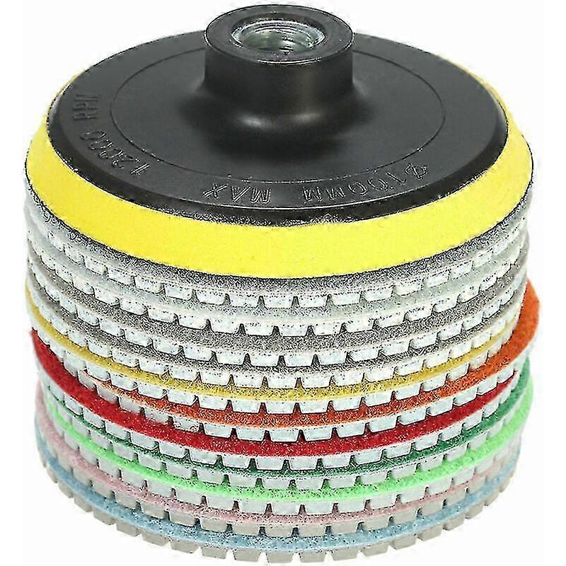 11PCS υγρά μαξιλάρια στίλβωσης διαμαντιών για το μάρμαρο γρανίτη πέτρας