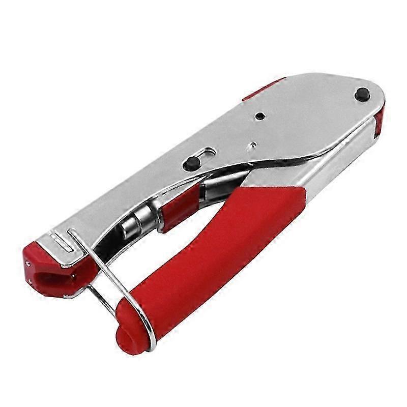 Coax Cable Crimper Tool for RG6 RG59 Coaxial Compression Tool Wire Stripper