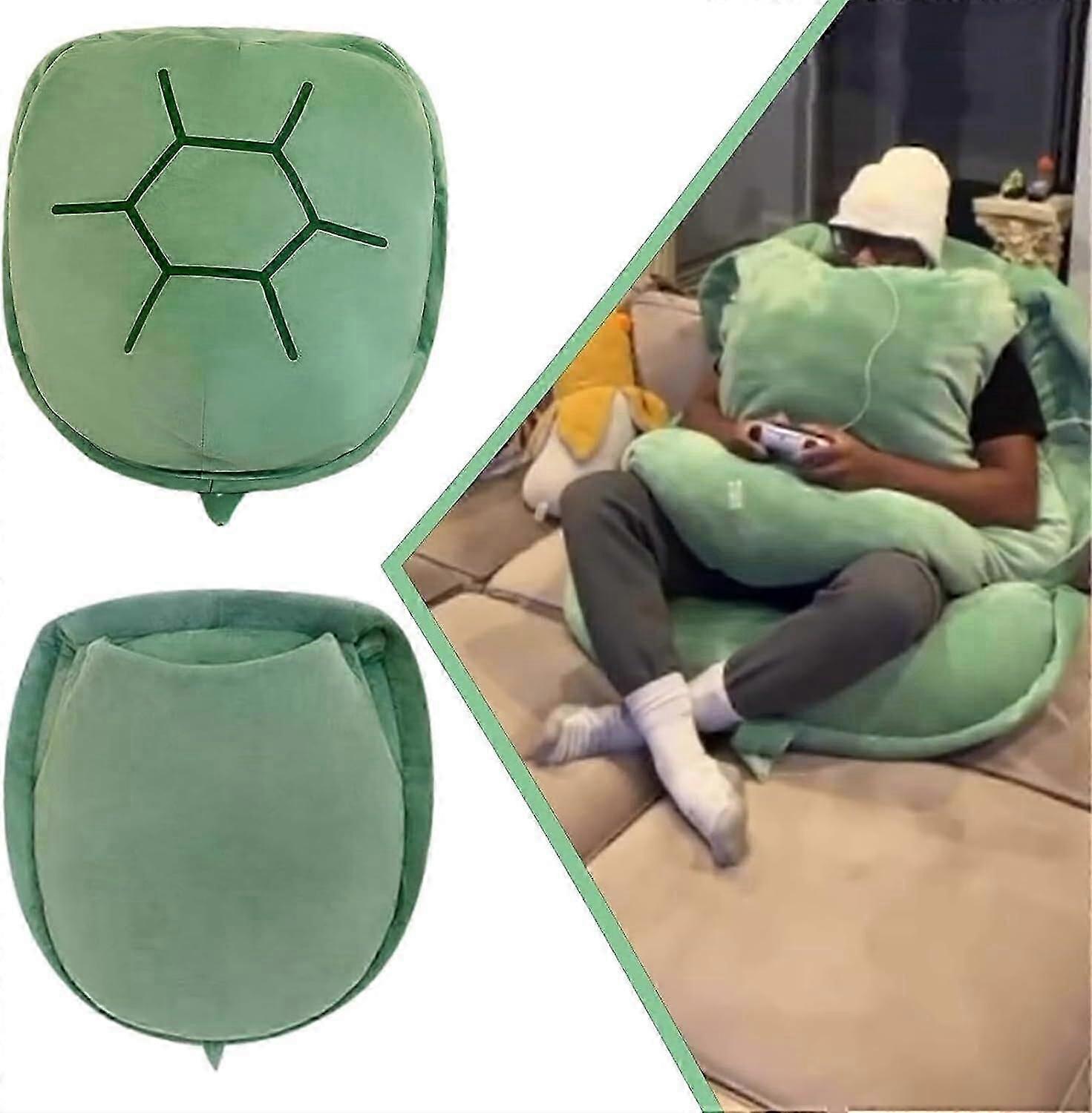 Cute Multi-functional Giant Wearable Turtle Shell Pillow, Suitable For Synthetic People, Adult Giant Turtle Shell Pillow