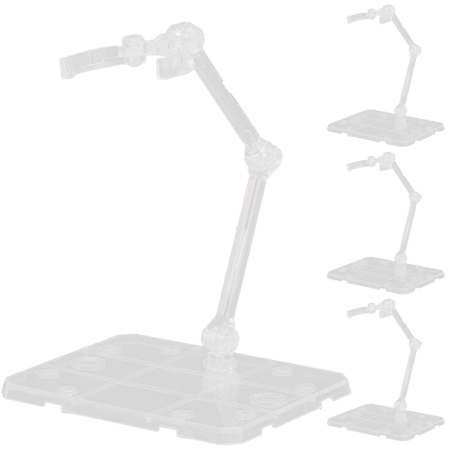 Transparent Action Figure Display Stand for Collectors 16Pcs Plastic