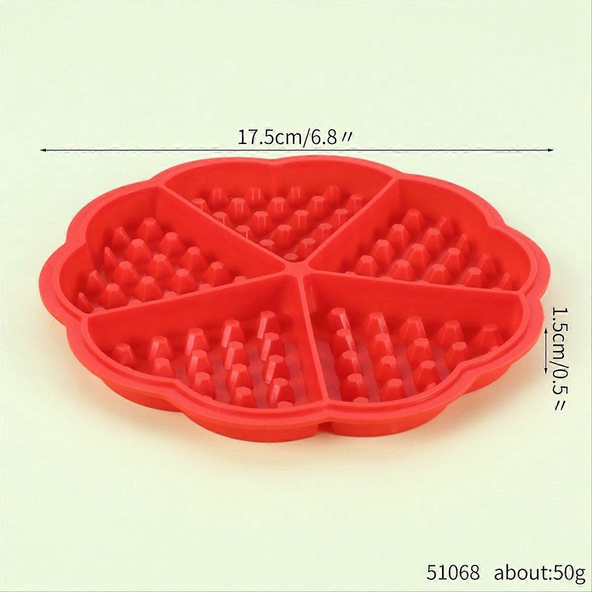 8PCS Silicone Waffle Mold Cake Chocolate Maker Pan