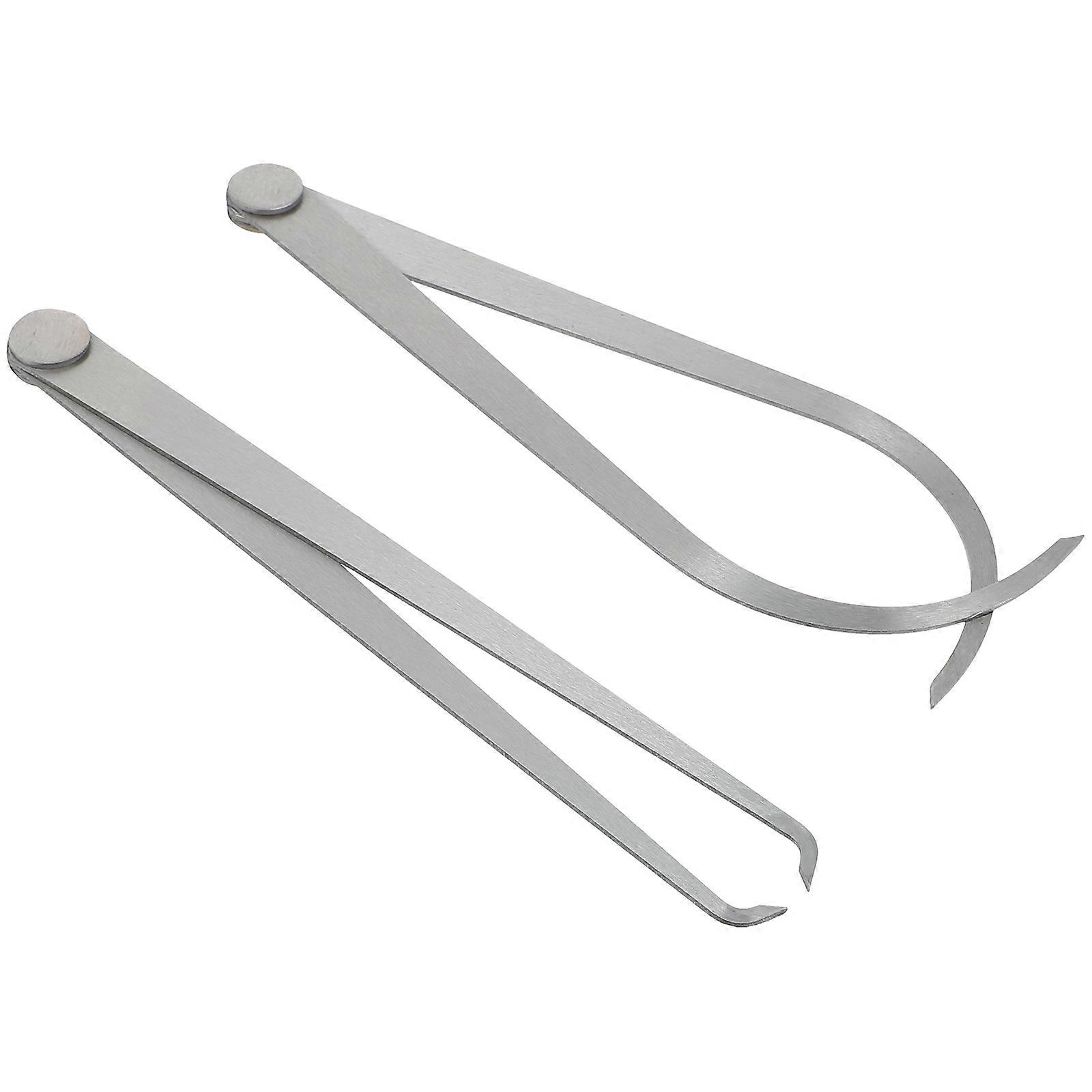 2Pcs Firm Joint Measuring Inside Outside Caliper for Carving Shaping Modeling