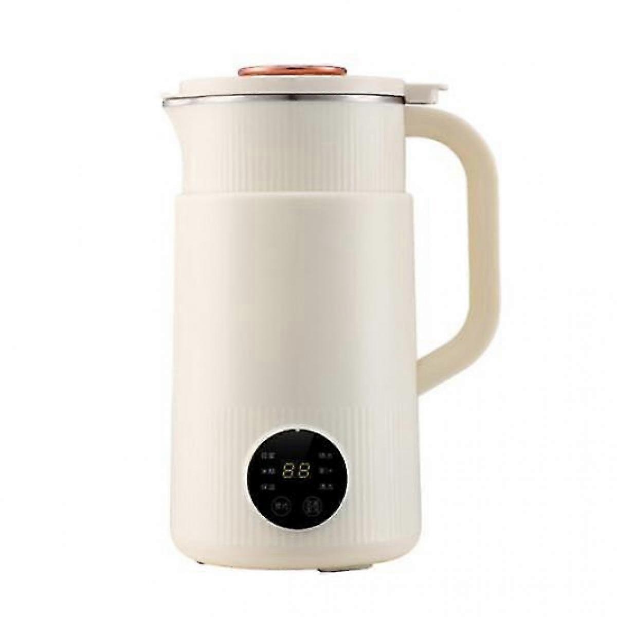 Multifunctional Nut Milk Maker Automatic Soy Machine Sharp Blade Design Heat Preservation Function US Plug Homemade Almond Oat Machine