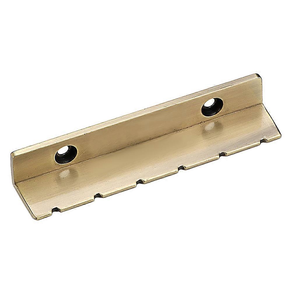 String Nuts L-Shaped Design Stable Performance Guitar Bridge Nut For Musicians Golden 6.30X1.40X1.05CM 1Pcs