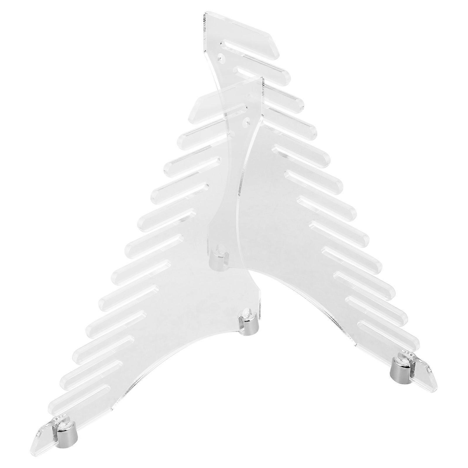 Acrylic Vinyl Record Display Rack for Display 1Pair Wall Mounted Clear Shelf