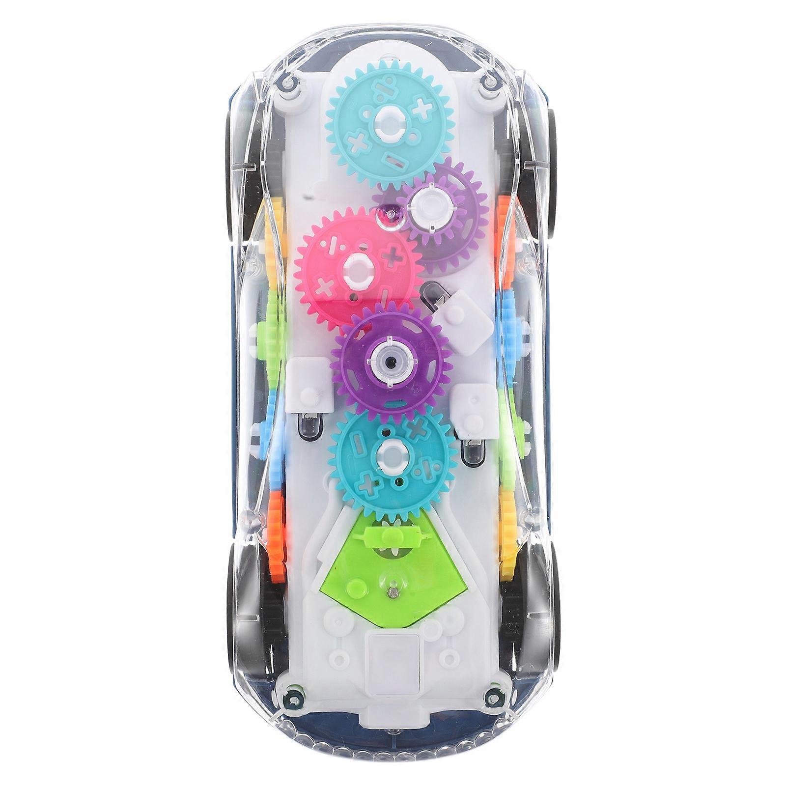 Light Up Toddler Toy Car for Playing with Moving Gears