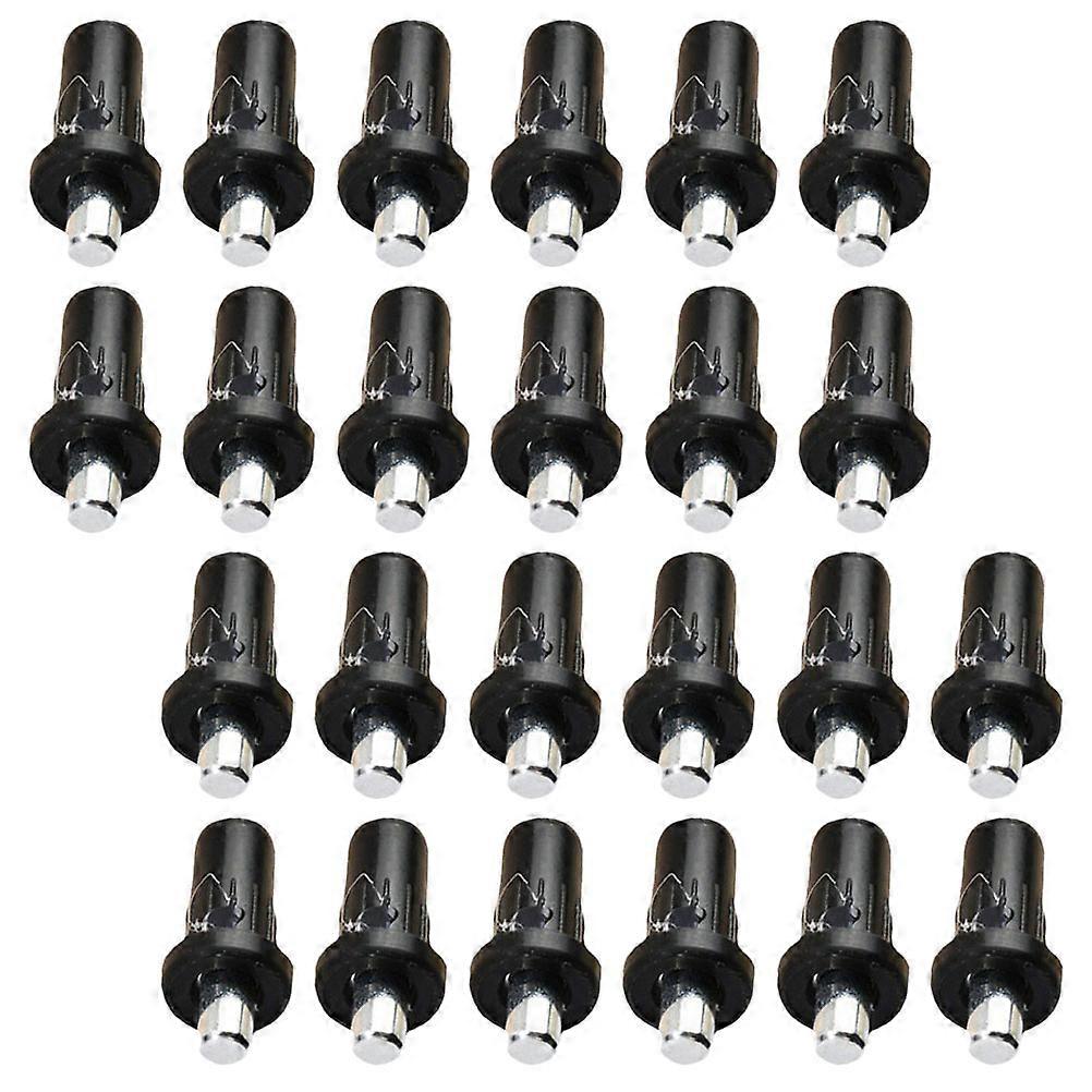 Replacement Shutter Pin Cabinet Door Latch for Shutter 100Pcs Black Plastic