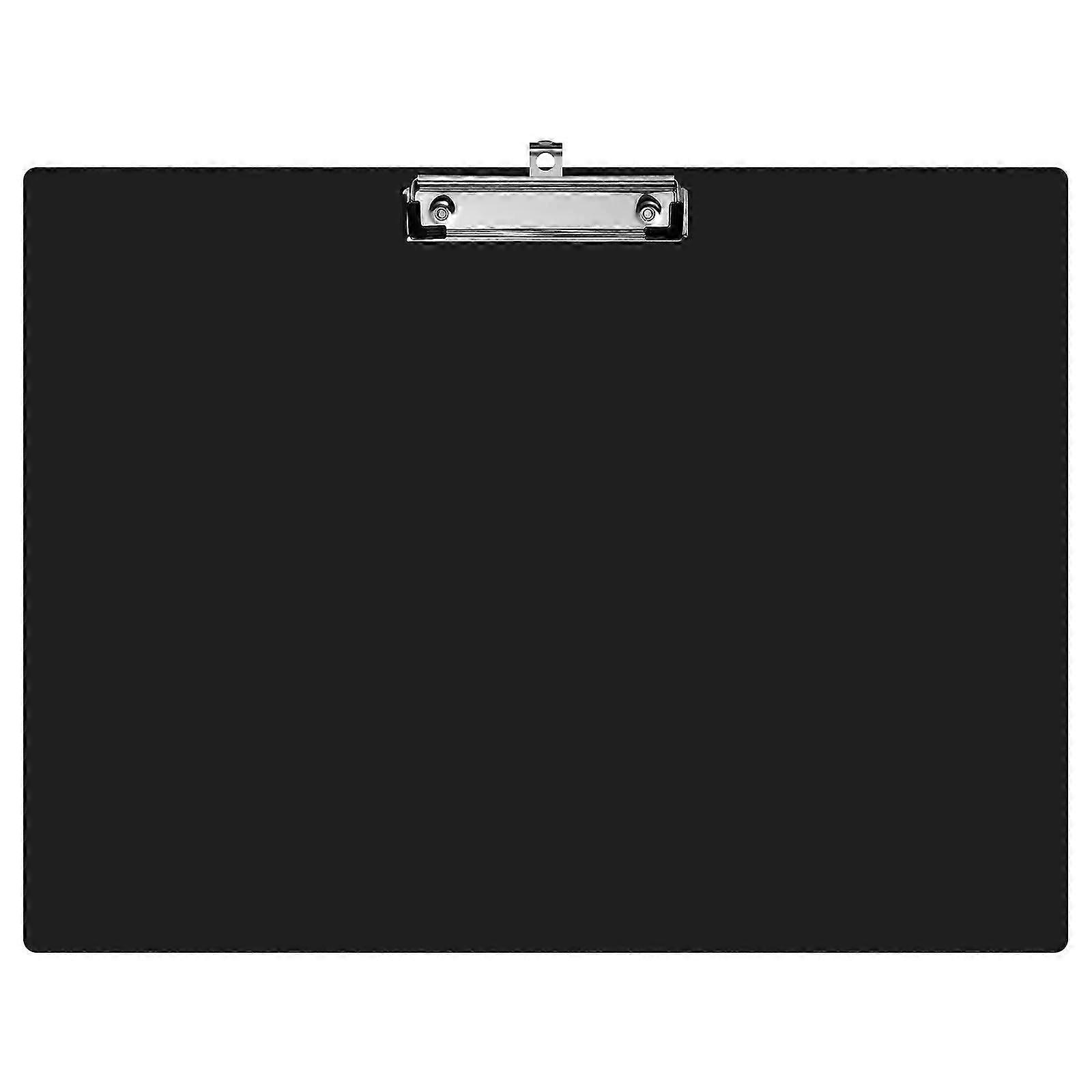 Clip Board Large A3 Size Black Writing Surface Ergonomic Shape Teachers 1Pcs