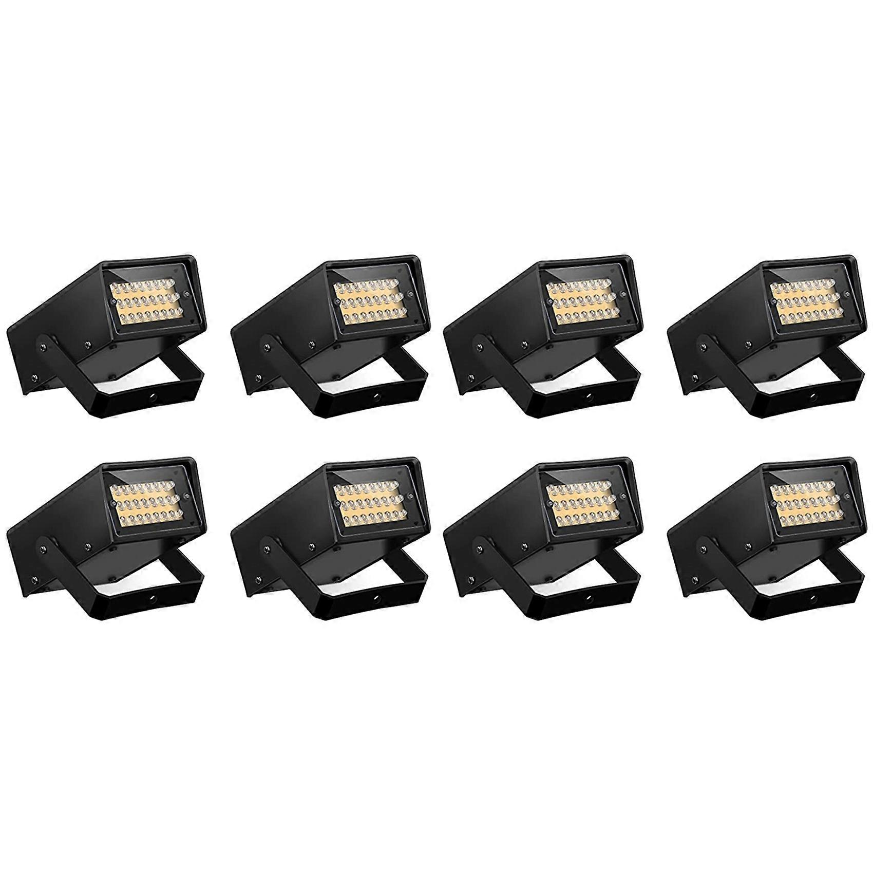 8 Pieces Strobe Party Lights, Bright LED Strobe Lights Mini Party Lights Adjustable Flash Speed Control Party Stage