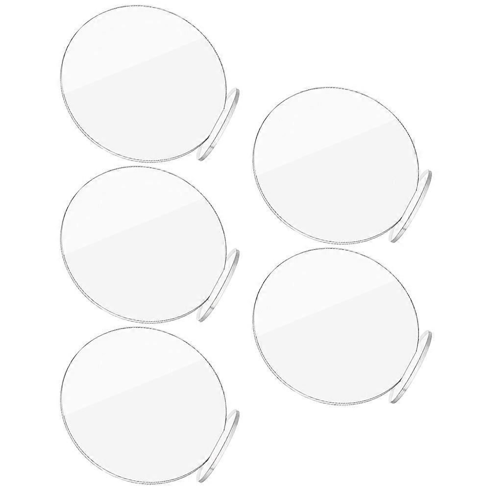 Wedding Acrylic Cards Tabletop Round Blank Signs for 5Sets Display