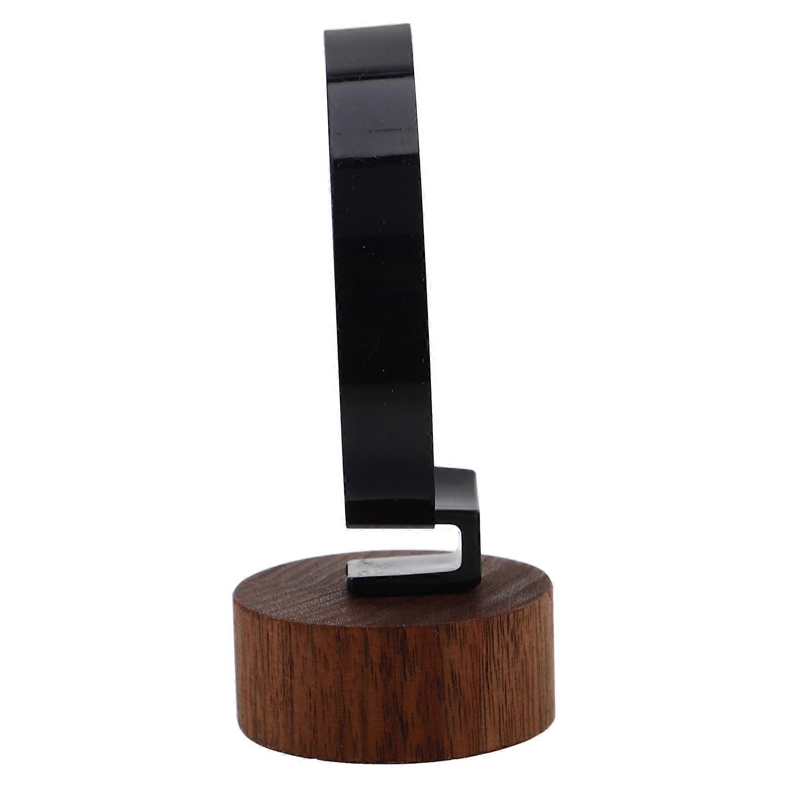 Handcrafted Display Stand for Jewelry with Walnut Wood Base