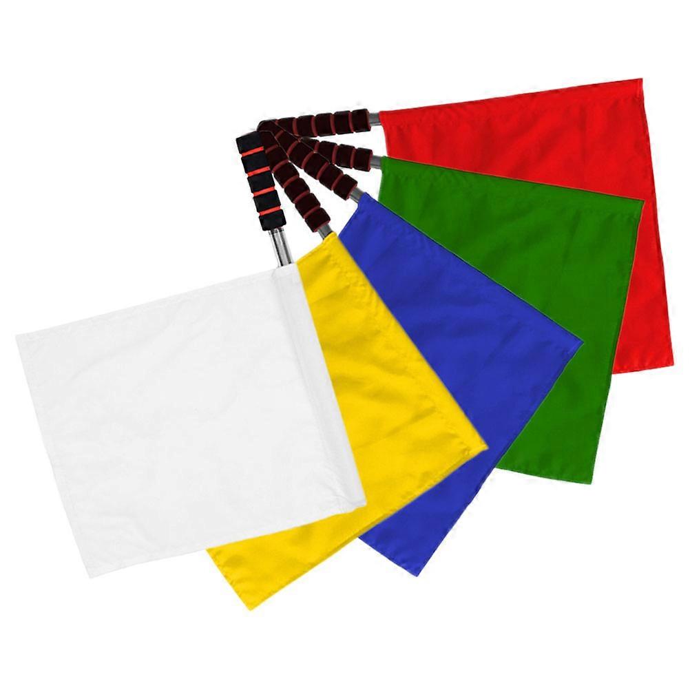 Conducting Referee Flags for Sports Use 5Pcs Multi-Function Handheld Racing Flags