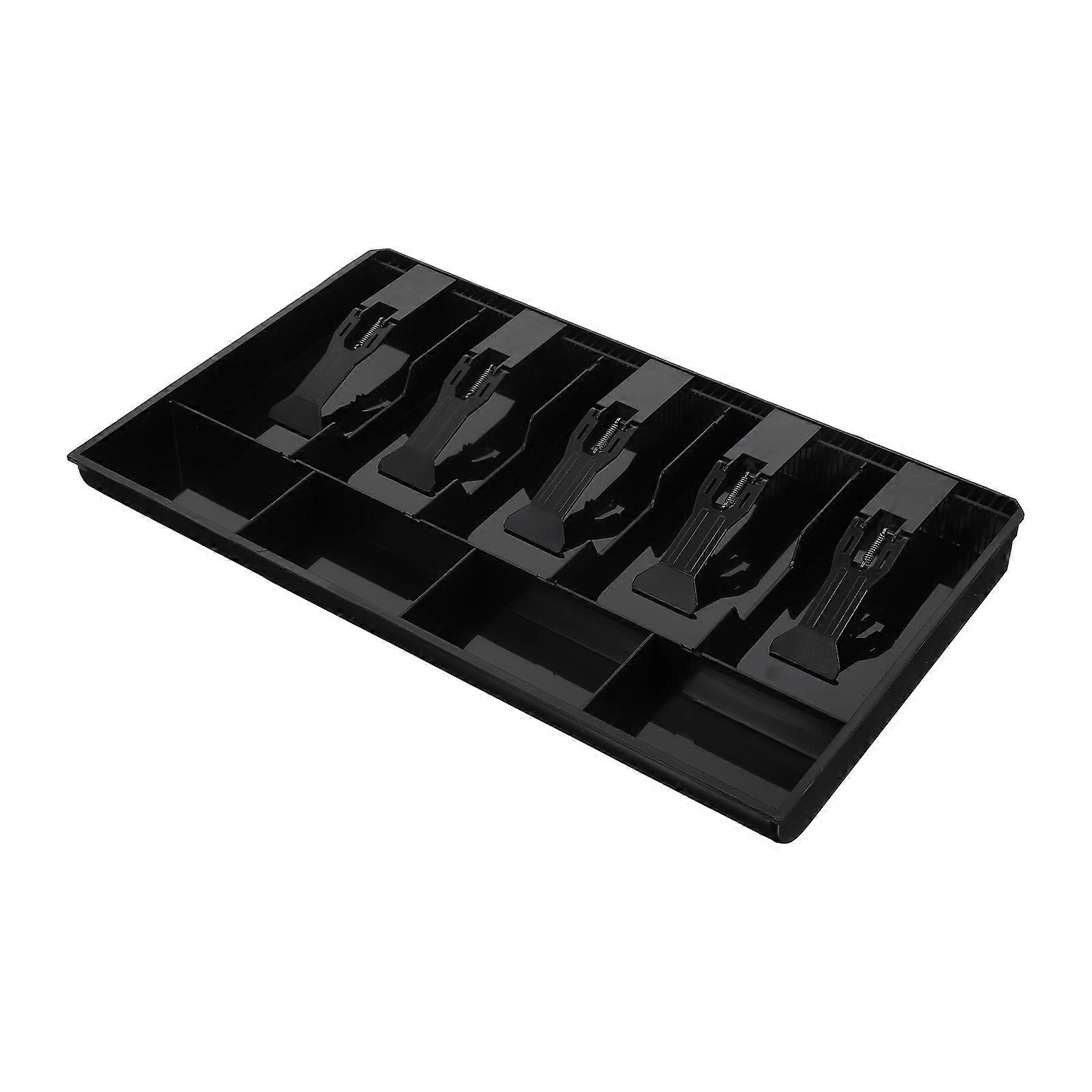 Cash Register Insert Tray for Storage Use with Coin and Bill Compartments 3Pcs