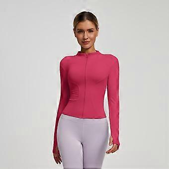 Zip-Up Athletic Jacket - Slim Fit Stretchy Polyester Fabric for Workouts & Casual Wear - Available in - Activewear for Women Fitness Jacket 
