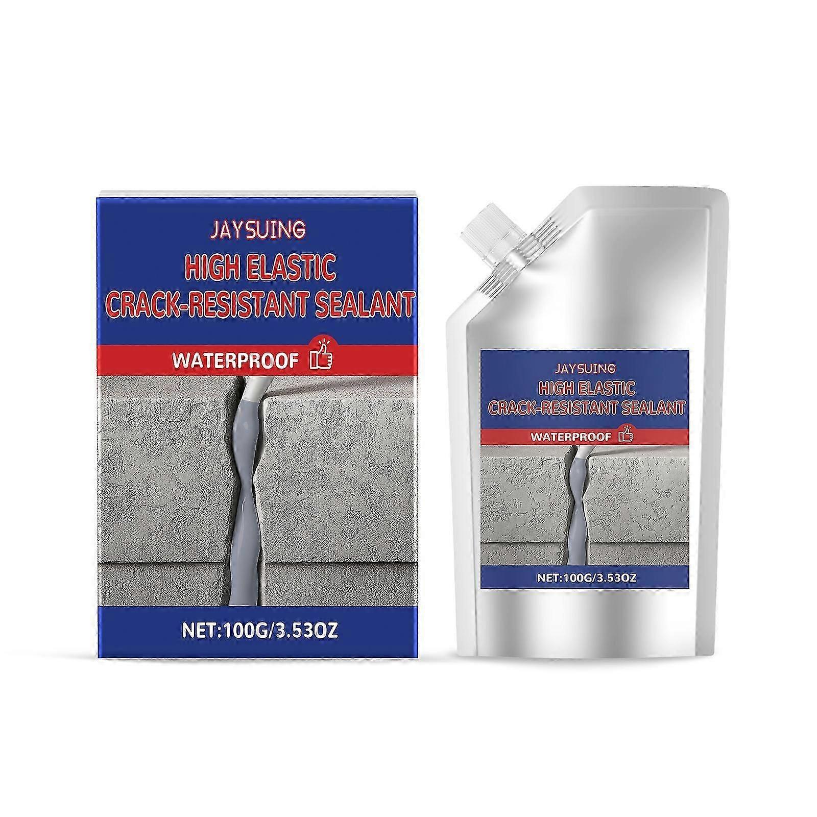 Waterproof Concrete Crack Sealant - Easy, Durable, Flexible 100g for Wet Areas