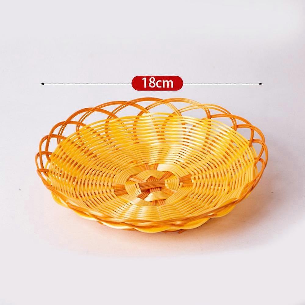 Hardness Woven Serving Baskets Bread Fruit Vegetables Baskets  Restaurant Serving Tabletop Display