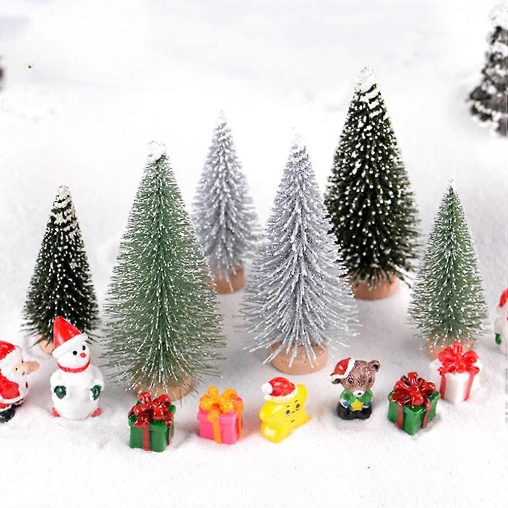 Mini Christmas Trees DIY Xmas Bottle Brush Trees
