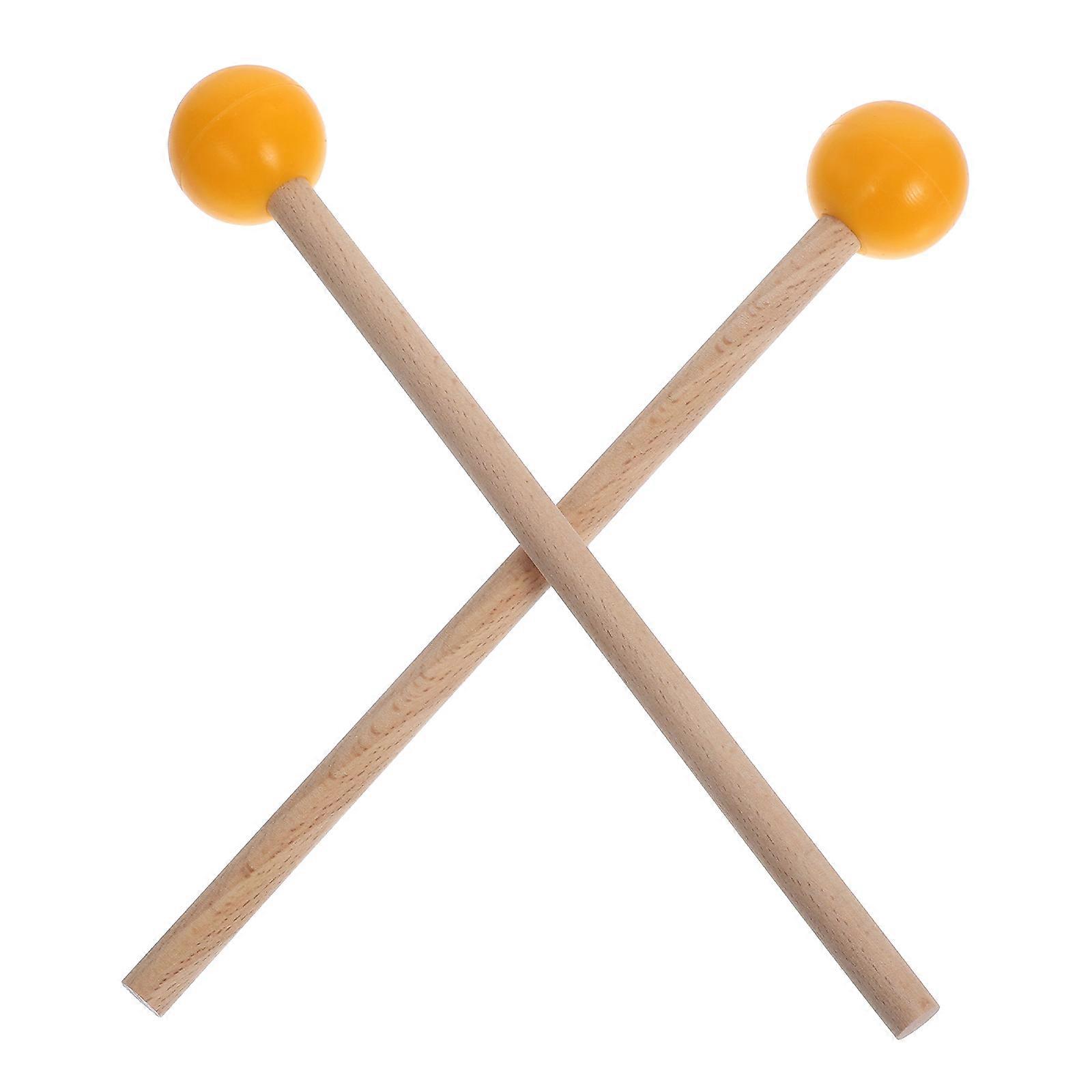 Percussion Instruments Drum Mallets for Home Entertainment 4Pairs Rubber
