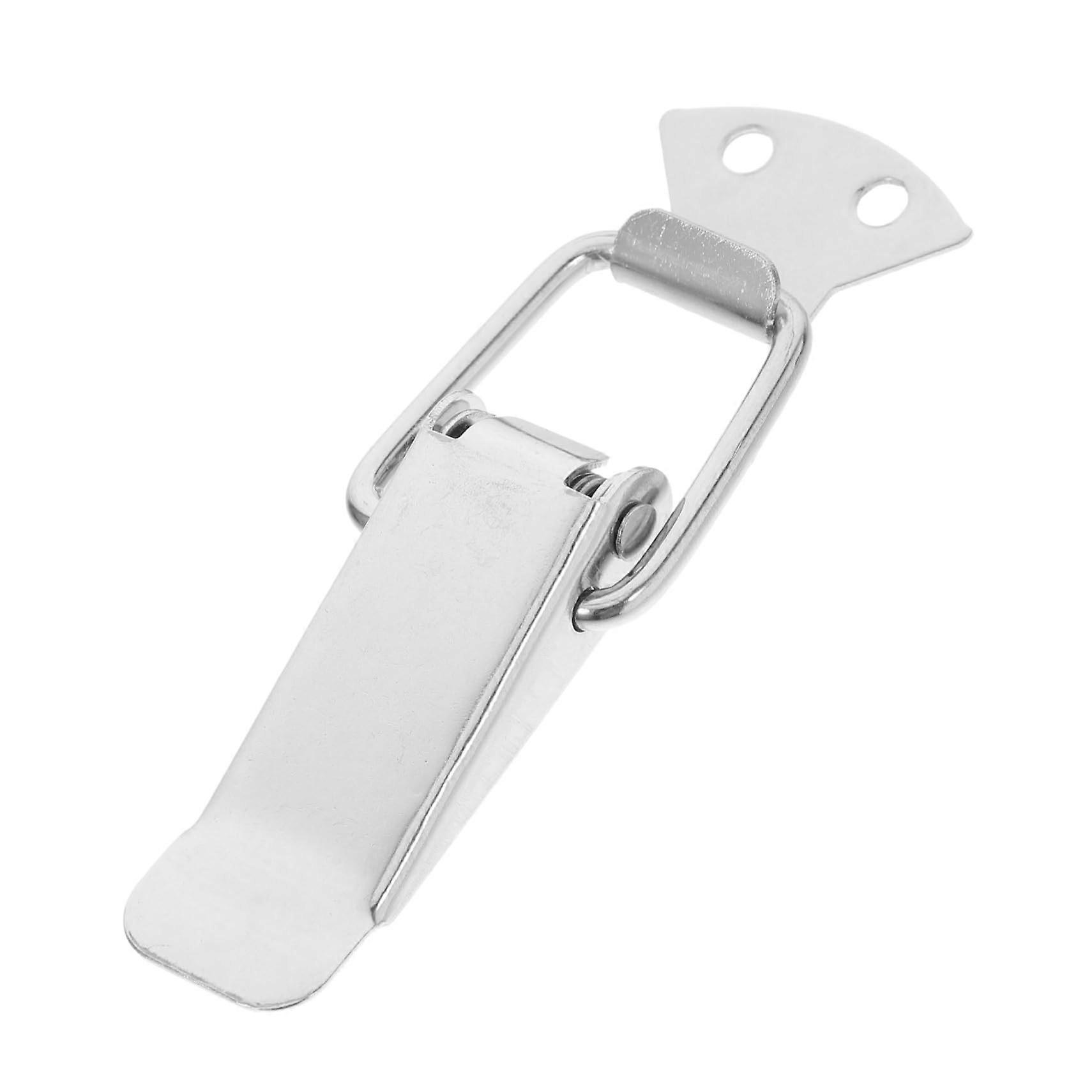 Stainless Steel Spring Loaded Toggle Latch Clamp with Secure Duckbill Lock for Boxes Suitcases Toolboxes