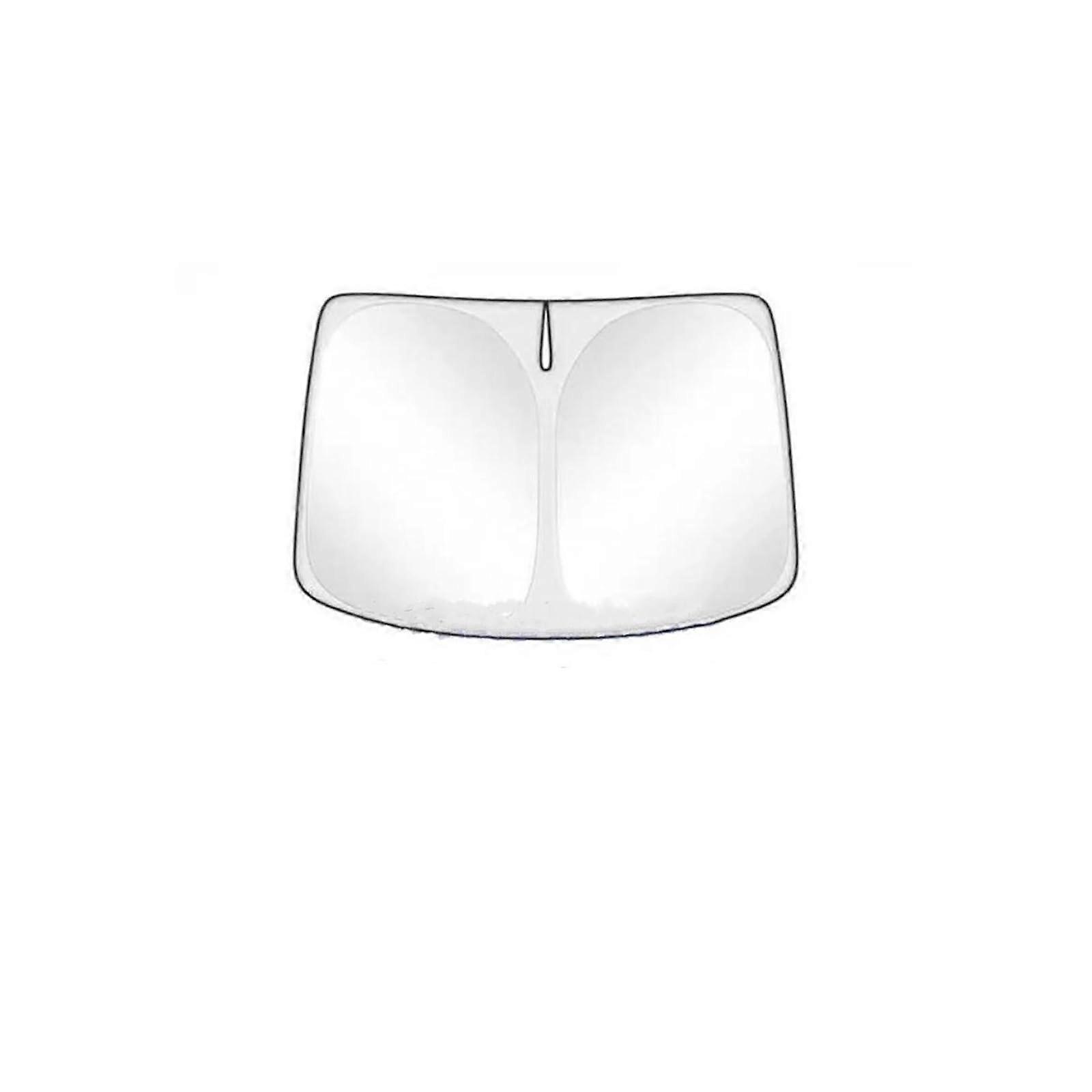 Front Windshield Sunshade for Tesla Model 3 Blocks Sunlight Effectively with Easy Window Attachment