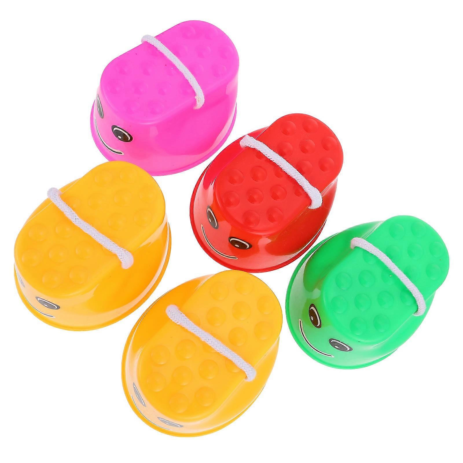 Children's Plastic Stilts Shoes for Coordination Training 5Pcs Set