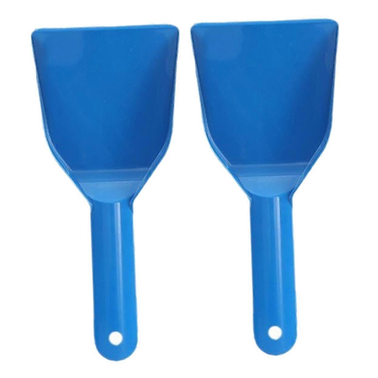 2pcs Plastic Snow Shovel and Ice Scraper Set for Car and Kitchen Lightweight Winter Tool