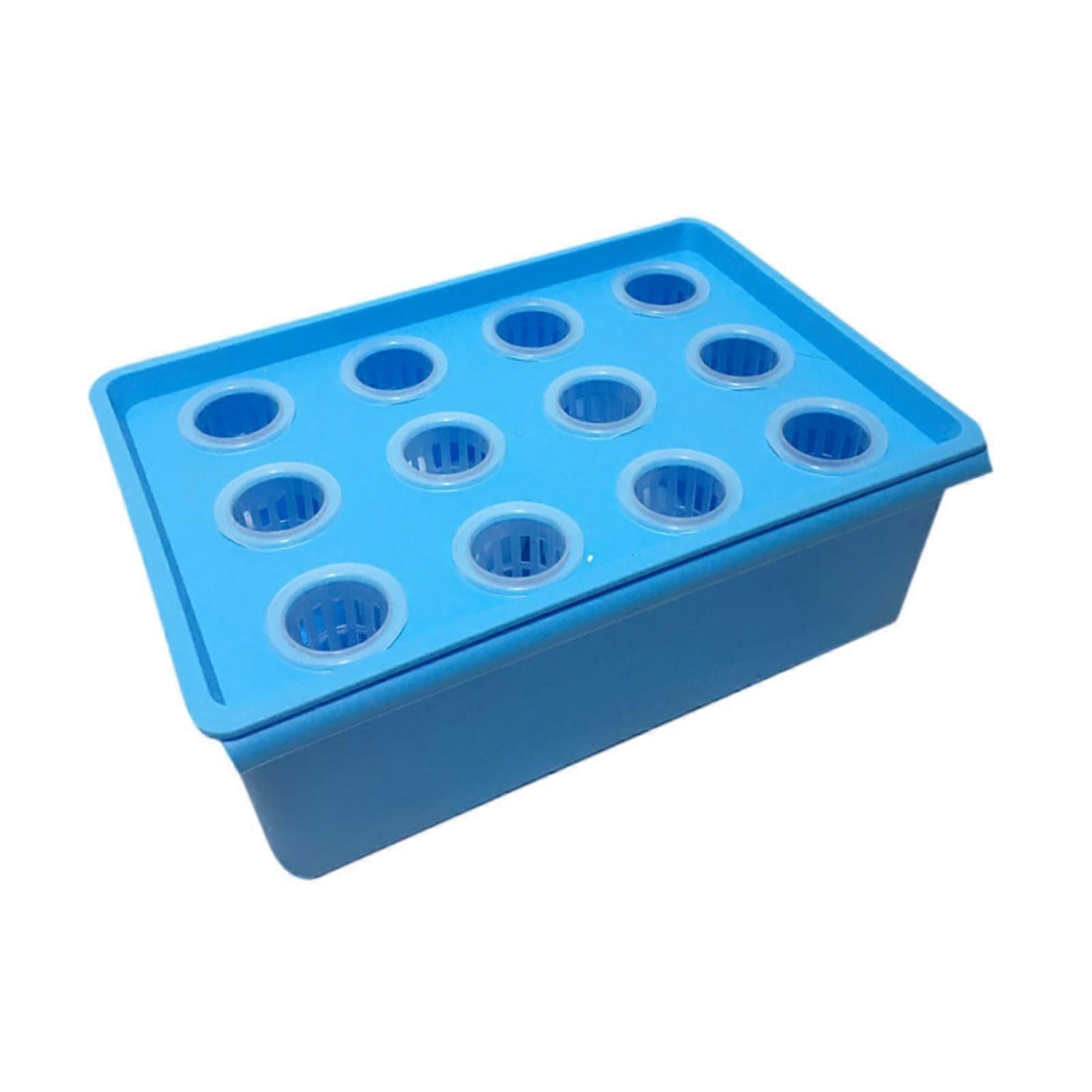 Hydroponic Grow Kit 12Hole Indoor Vegetable Growing System with Durable PP Planting Box