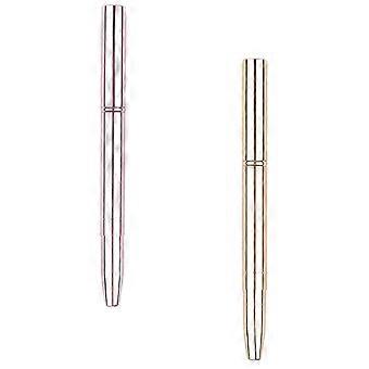 Lippenpinsel-Set mit zwei Enden, Make-up-Pinsel in verschiedenen Farben, Kompaktgröße, 2 Stück
