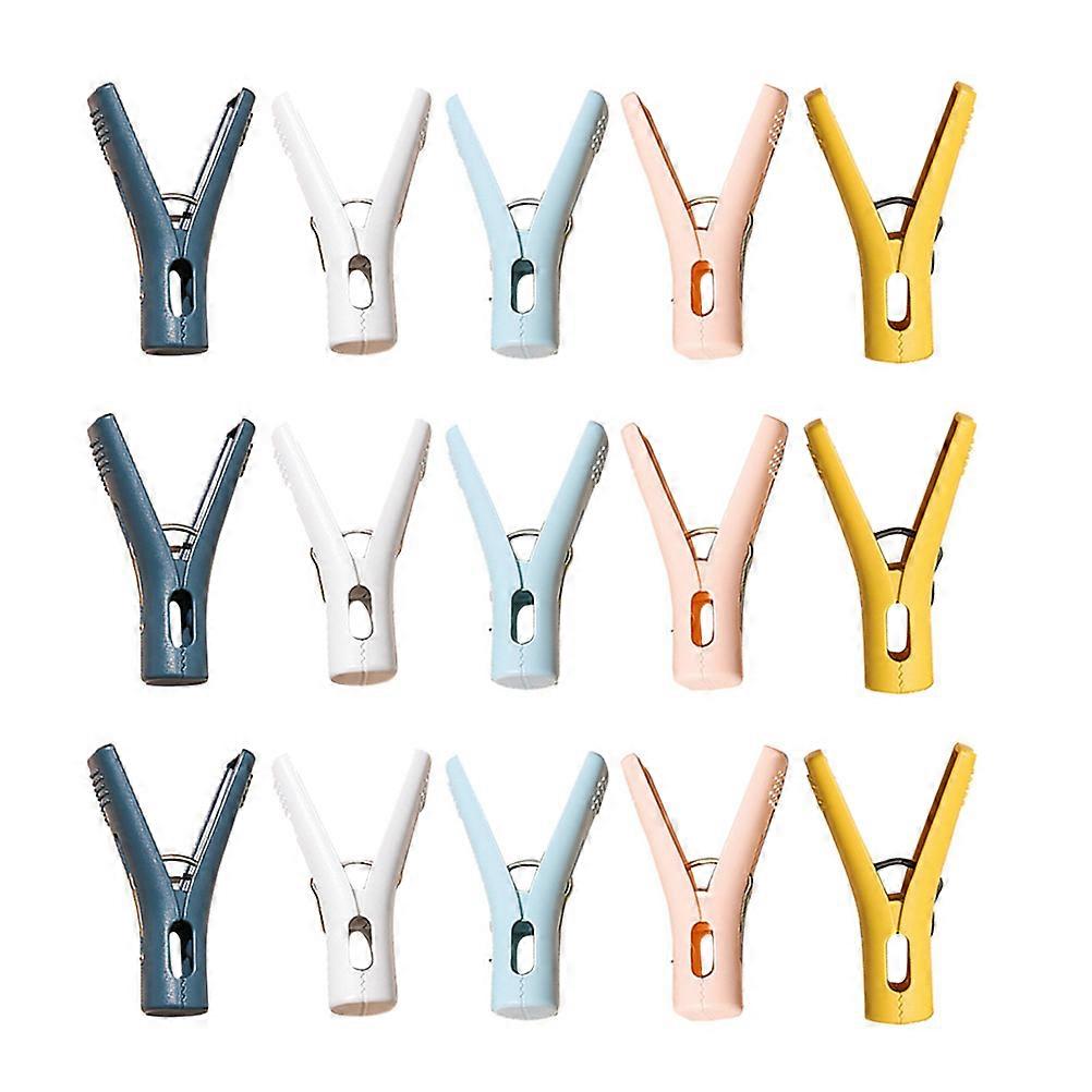 Windproof Clothes Clips Plastic Quilt Clamp for Home 30Pcs Assorted Color