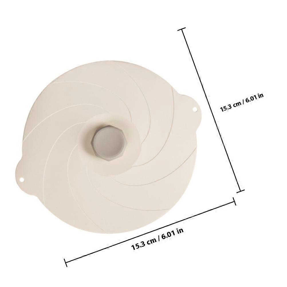 Multi-Function Silicone Bowl Cover Leak-Proof Dust-Proof Insect-Proof Temperature Resistant Microwave Safe Beige 1Pcs