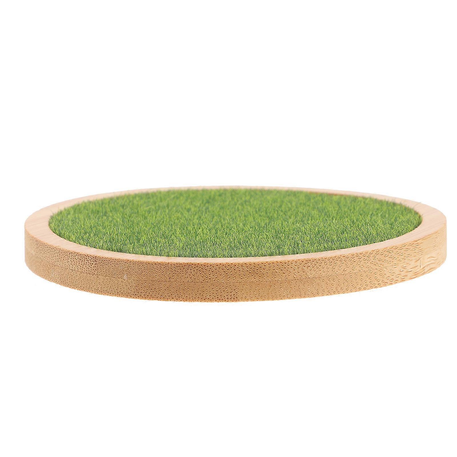 Grass Display Stand Simulation Holder for Collectibles and Dolls