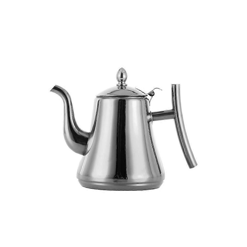 Stainless Steel Tea Kettle with Infuser, Induction Compatible, Durable EasyClean 1.0/1.2L Grey
