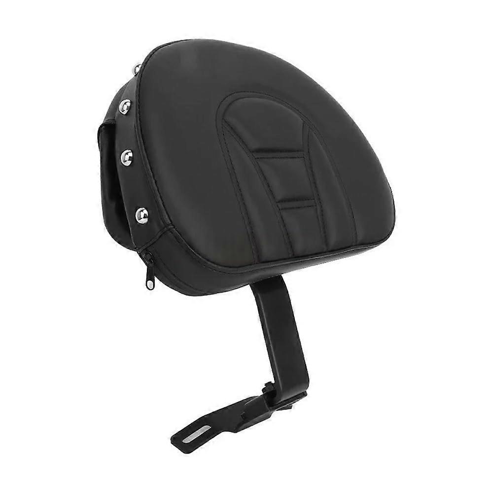 Motorcycle Backrest with Adjustable Rider Support for Harley Softail 20072017 Black Style 5