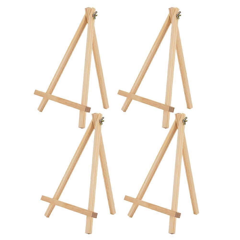 Wood Painting Easels Tabletop Display Easels with 8Pcs