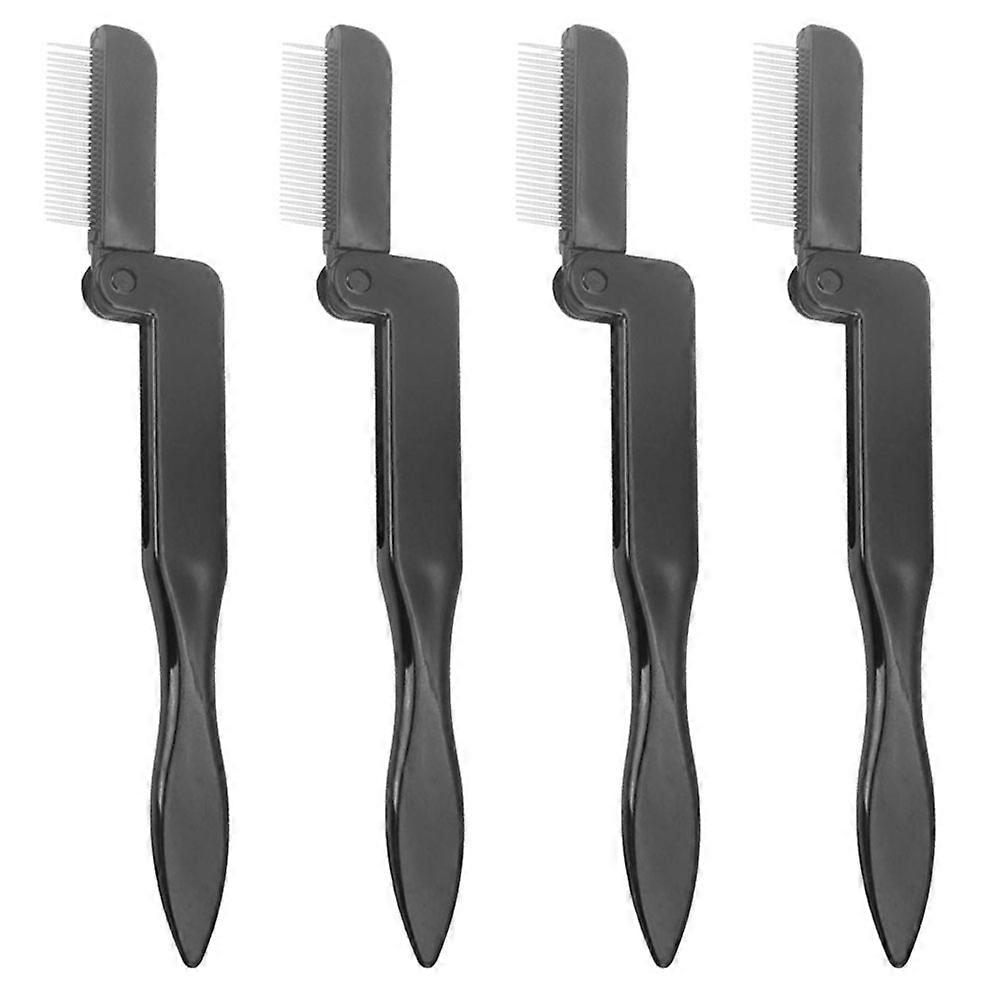 Foldable Eyebrow Brush Multi-Purpose Makeup Brushes Tools 8Pcs