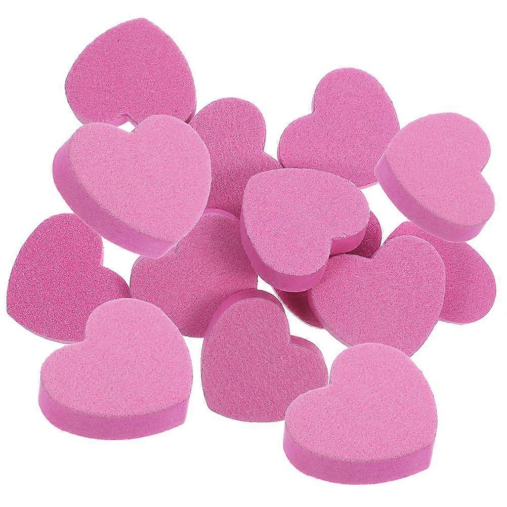 Pink Compact Block Nail File for Manicure with 300Pcs Sponge Material