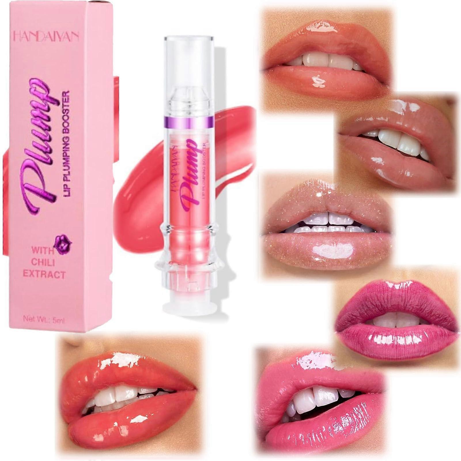 Lip Plumper Gloss #04 for Women, Visible Plumping, Deep Hydration, Long Lasting  Shine