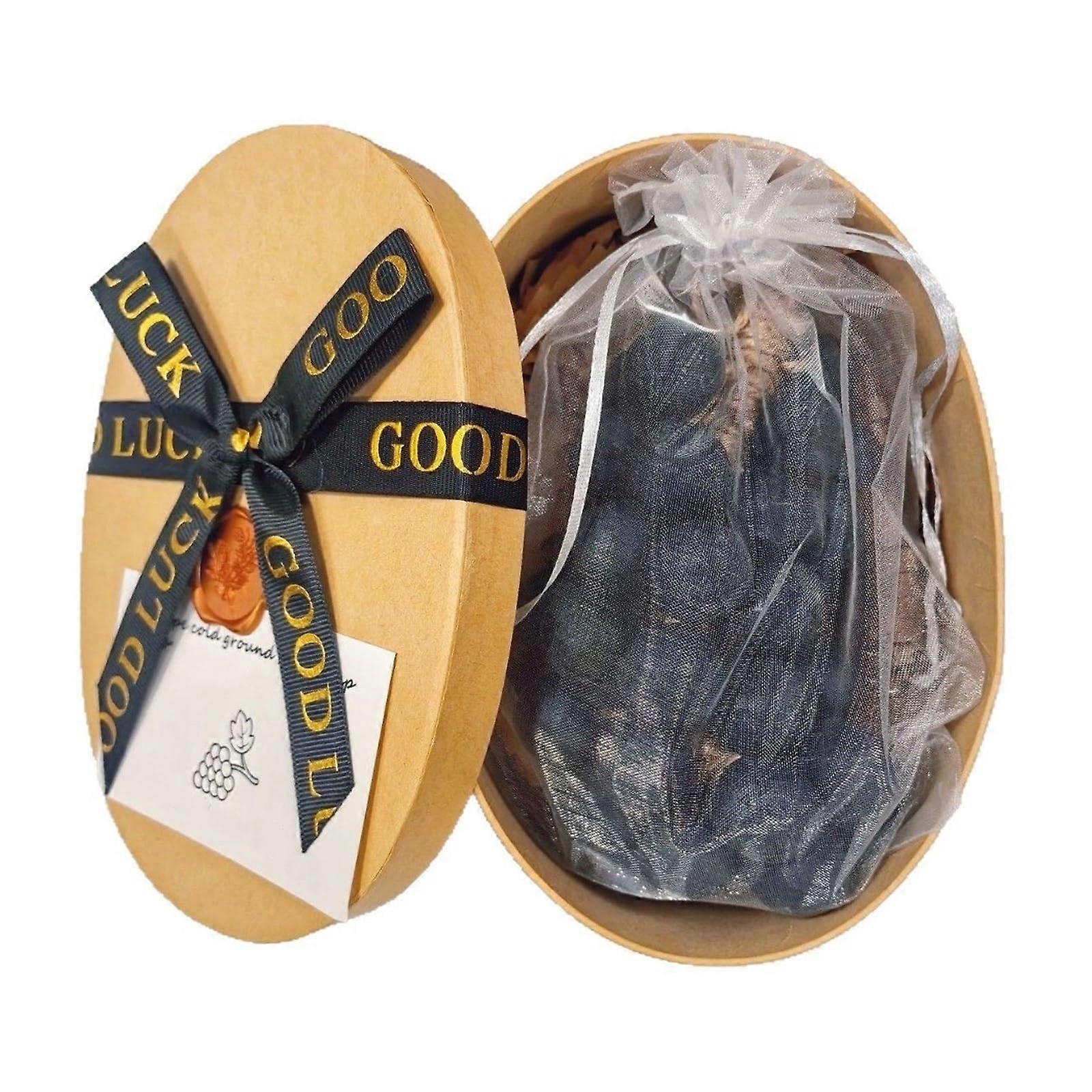 Handmade Grape Soap on a Rope Decorative Cluster for Bathroom Décor Gift Black with Box