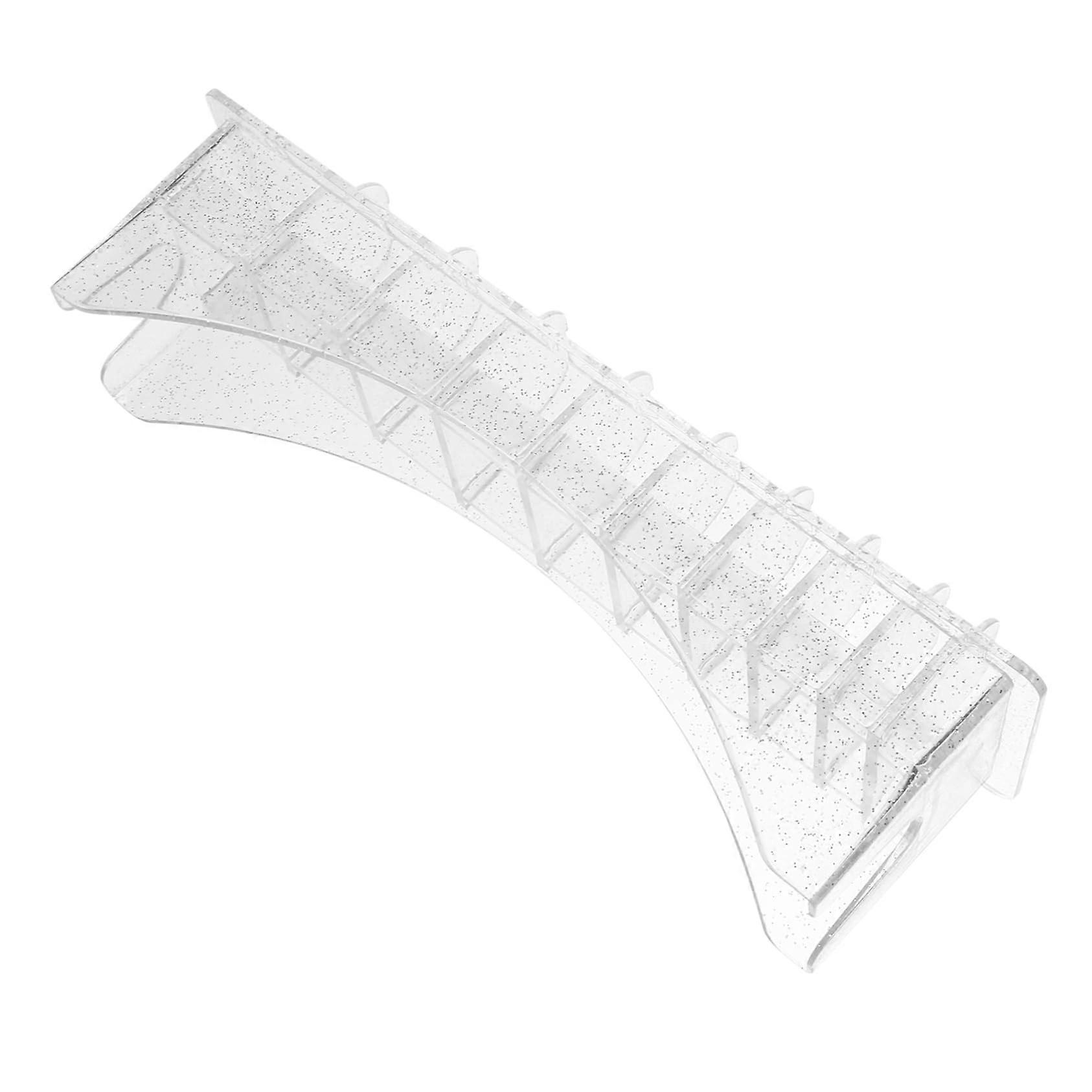 10 Slot Clipper Guard Organizer Case for Barbers with Secure Holders and Quick Access