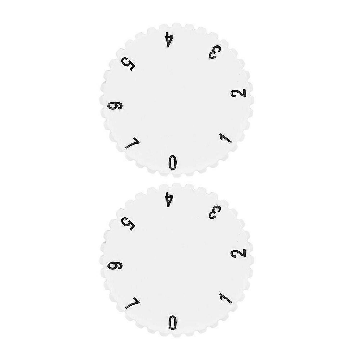 2pcs Universal Stove Knobs Replacements Control Knob for Fridge Thermostat Heater Replacement Knob Plastic Knob for Freezer Temperature Control