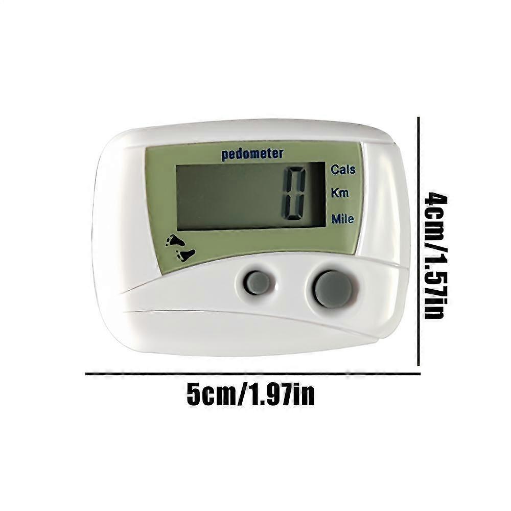 Digital Walking Pedometer Built-in Clip Mini Step Meter LCD Display Multi-Function for Outdoor Jogging Training Walking