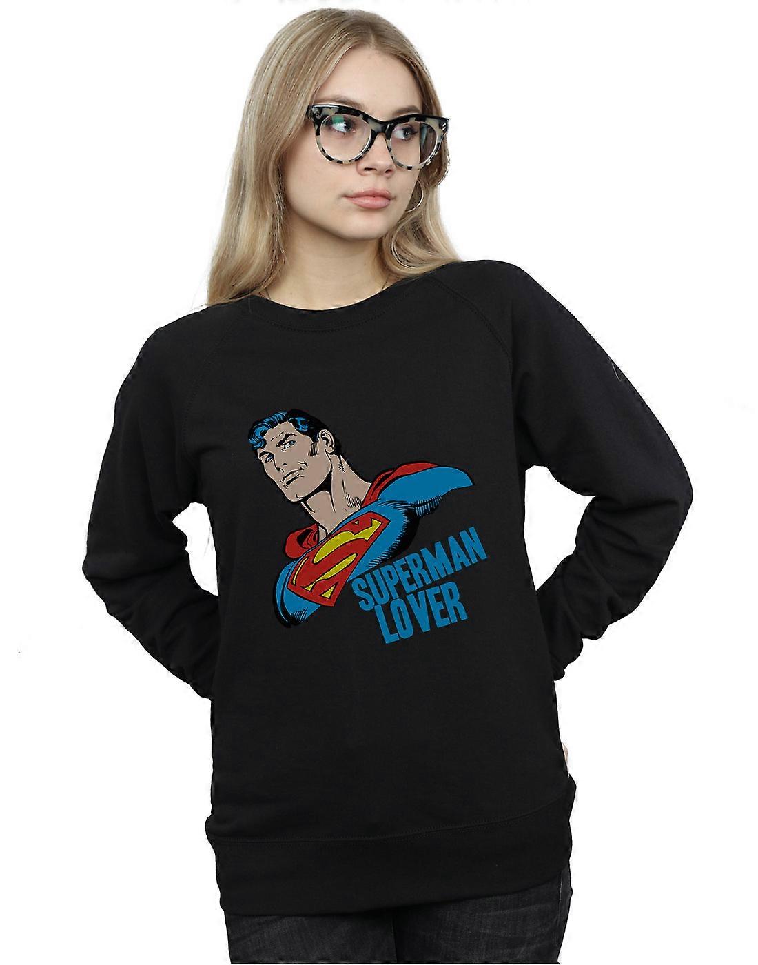 DC Comics Women's Superman Lover Sweatshirt