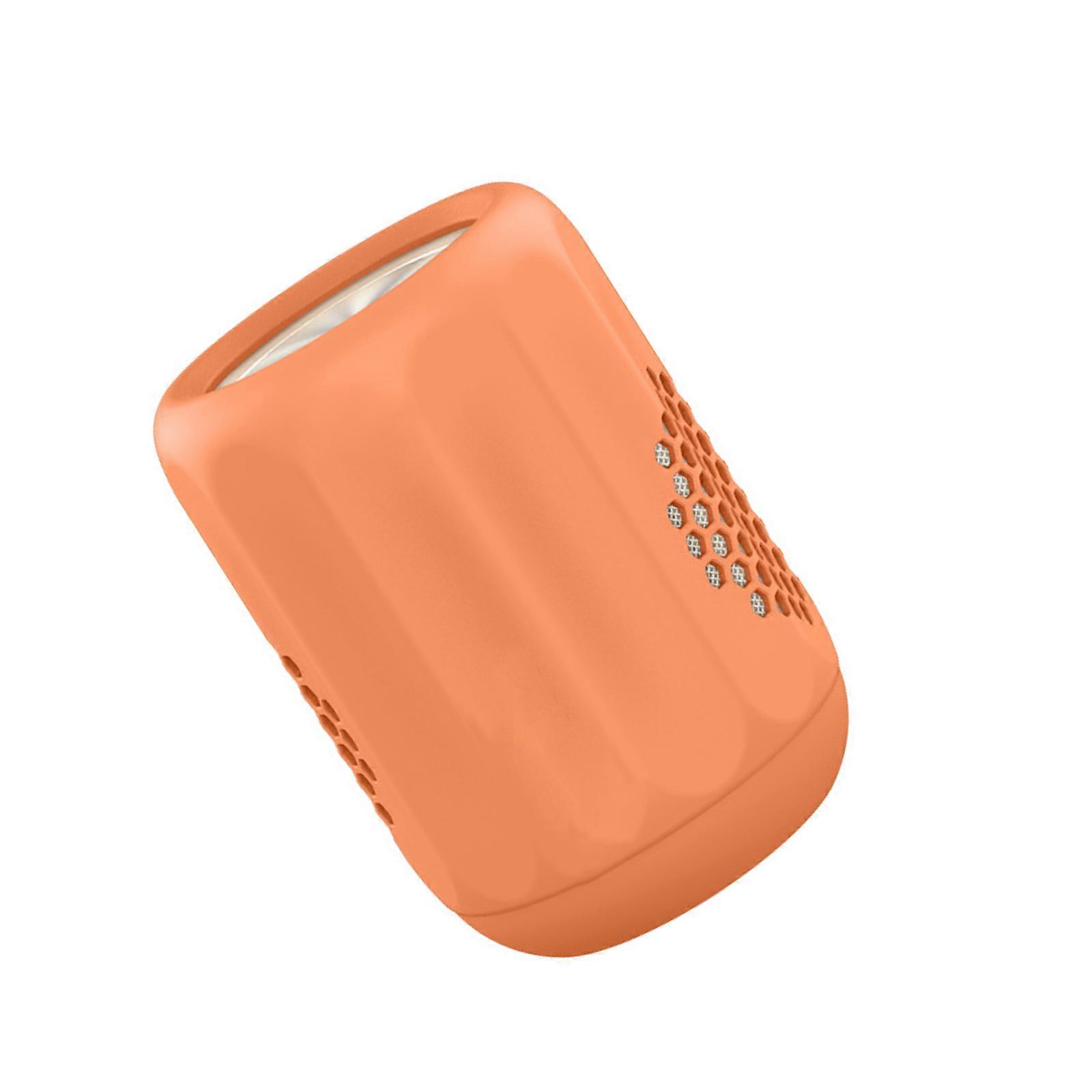 Quick Install Speaker Case Protectors Silicone Skin Easy On And Off Functionality Ideal For Mini ASM01A Speaker Users  oranges color