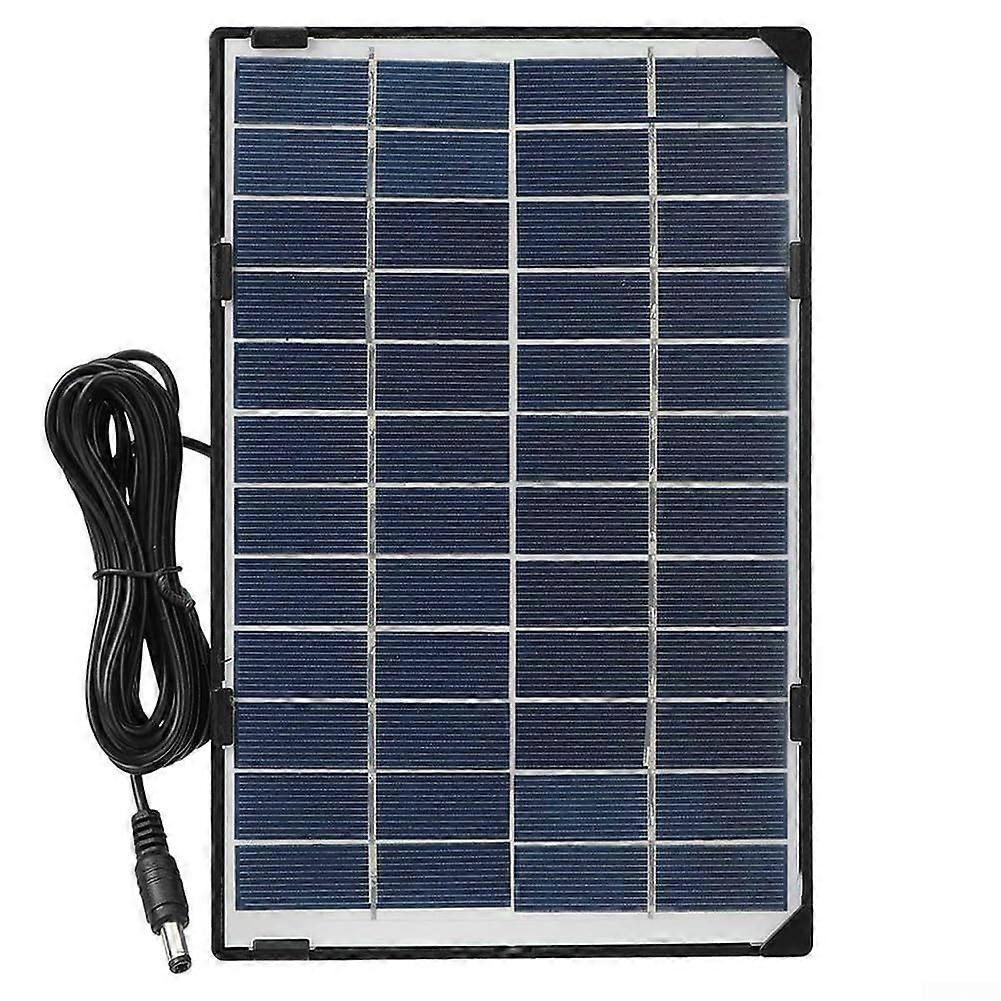 15W Solar Panel Charger  Efficiency Weatherproof for Outdoor Lighting Camping RV