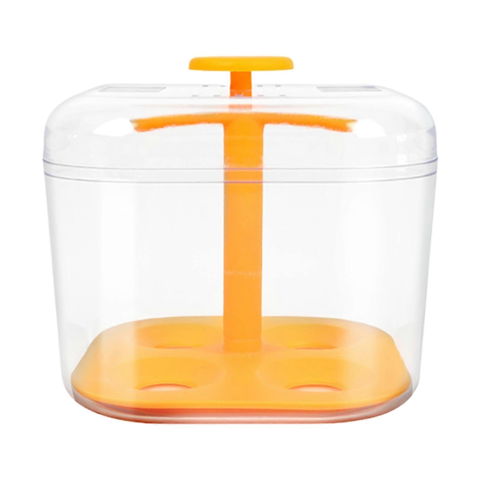 Meatball Maker with 4Hole Uniform Design, NonStick Press for Fast Kitchen Cooking, Yellow