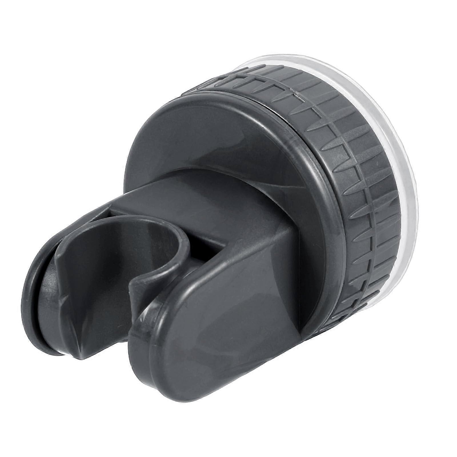 Suction Cup Shower Head Holder Adjustable Bracket with Powerful Vacuum Seal No Drill Wall Mount Black