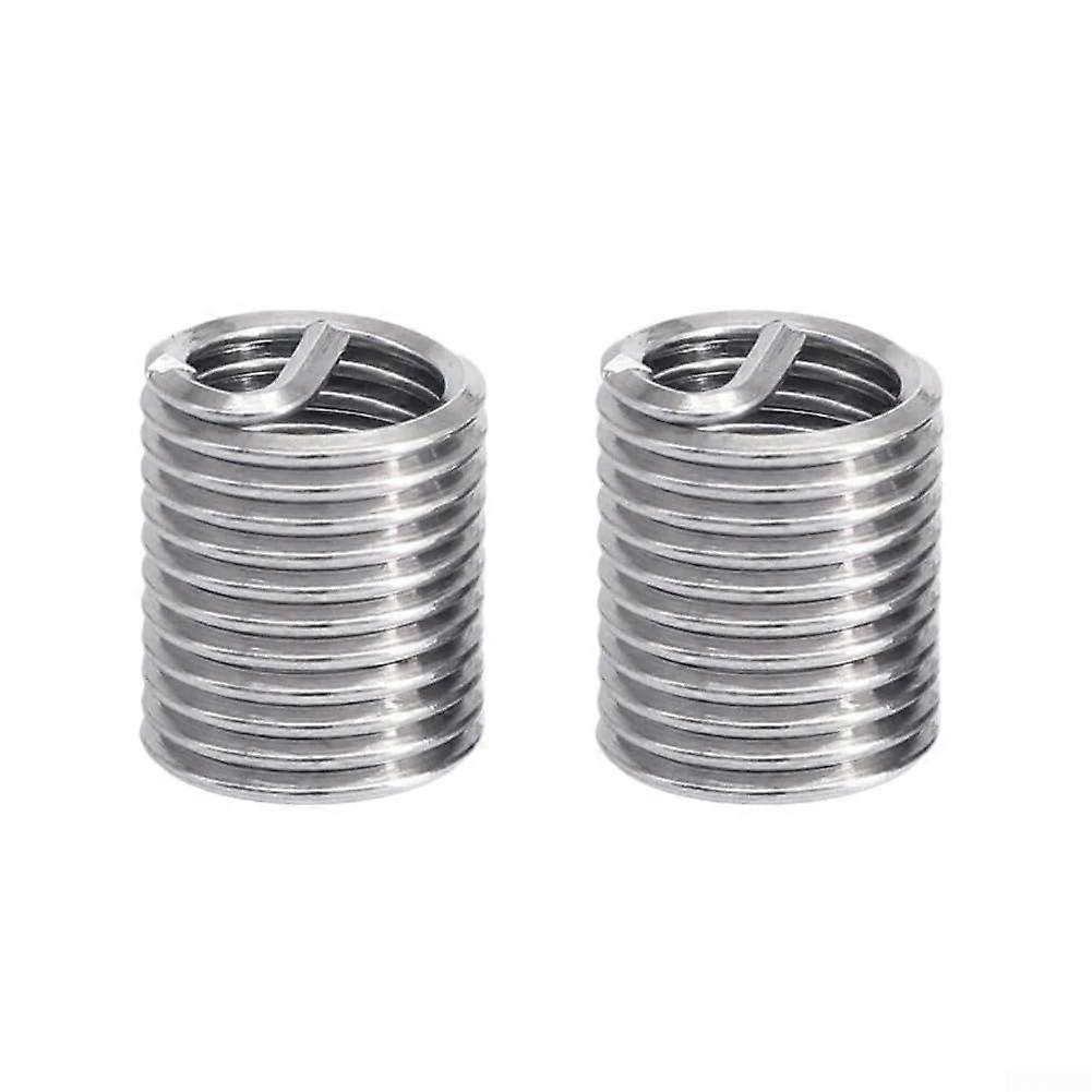 M6 Stainless Steel Insert Screws Set, 50pcs RustResistant Threaded Bushings for Mechanical
