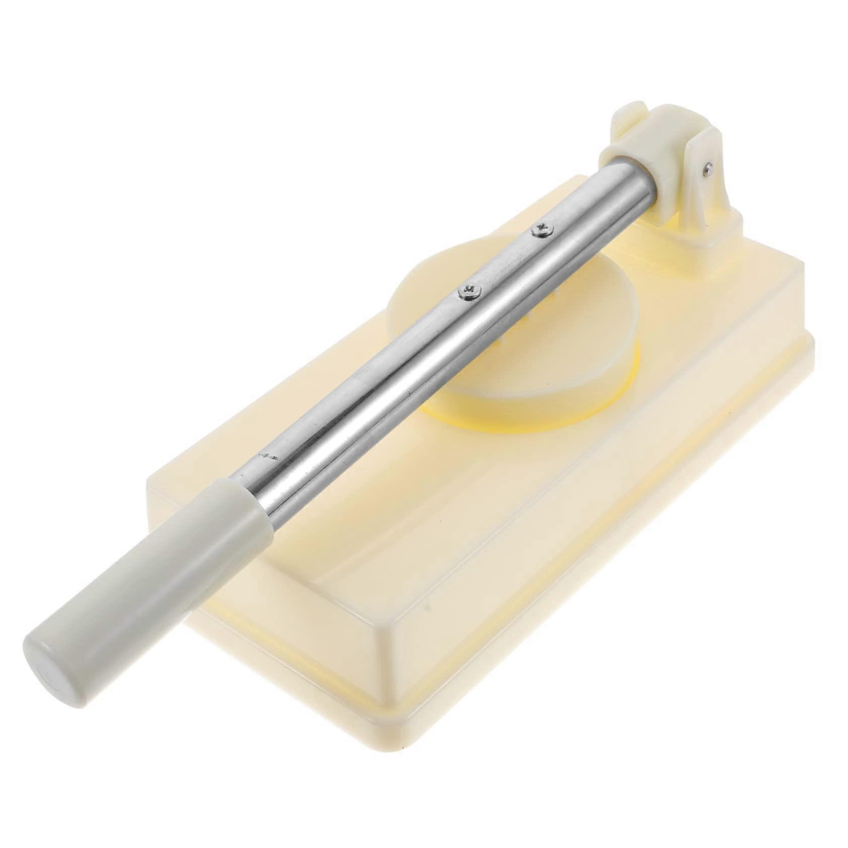 Dumpling Maker with Manual Press Mold, Uniform Dough Thickness, Quick Wrapper Making, Easy Clean Design