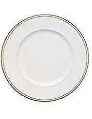 White Melamine Charger Plates Set 13 Inch Accent Rim for Elegant Table Presentation